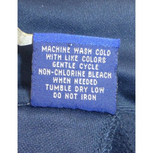 Mizuno Mens Navy Full-Zip Jacket Size M With White Accents - Athletic Polyester - Picture 10 of 11